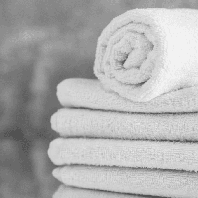 12"x12" Wash Cloth – Economy Quality, 1 lb 'Cotton'- Blend, White, 50 Dozen/Bundle